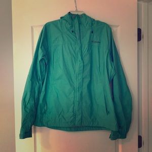 Columbia Mint Rain Jacket